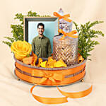 Personalised Frame and Roses