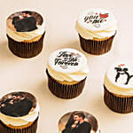Love You Forever Assorted Photo Cupcakes