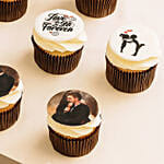Love You Forever Assorted Photo Cupcakes