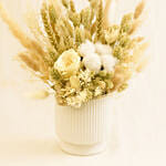 Soothing Mixed Preserved Flowers Designer Vase