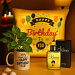 Birthday Bundle with Perfume and Plant