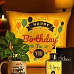 Birthday Bundle with Perfume and Plant