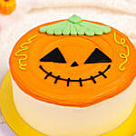 Spoooky Pumpkin Grin Cake