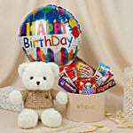 WITH TEDDY N BALLOON