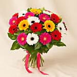 20 Summery Gerbera Blooming Bouquet