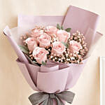 Beautiful Pink Roses Bouquet