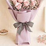 Beautiful Pink Roses Bouquet