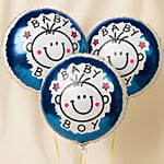 Bouquet of 3 Its Boy Balloon
