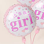 Bouquet of 3 Its Girl Balloon