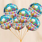 Bouquet of 6 Birthday Balloon