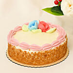 Box of Roses With Mini Cheese Cake