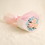 Lovely Pink Rose Baby Breath Bouquet