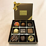 Passionate Happy Birthday Chocolate Box- 9 Pcs