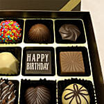 Passionate Happy Birthday Chocolate Box- 9 Pcs