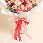 Luxury Mixed Roses & Chocolates Gift Bouquet