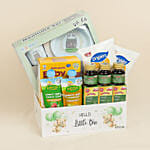 Wooden Tray Basket Baby Care Hamper