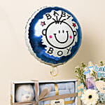 Its a Baby Boy Floral & Essentials Gift Set For Newborns