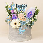 Its a Baby Boy Flowers Box