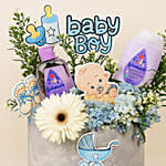 Its a Baby Boy Flowers Box