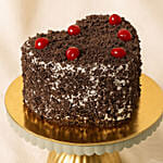 Heart Shape Blackforest Cake