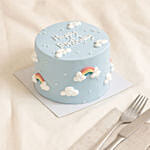 Clouds and Rainbow Cake