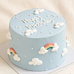 Clouds and Rainbow Cake