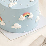 Clouds and Rainbow Cake
