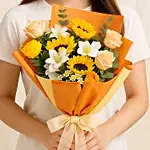 Graceful Mixed Flower Bouquet