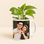 Picture Mug Money Plant