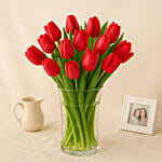 20 Red Tulip Arrangement