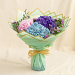 Beautiful 4 Colour Hydrangea Bouquet