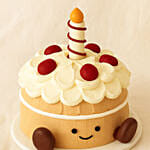 Amuseable Brown Birthday Cake