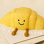 Jelly Cat Croissant Theme Cake