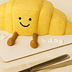 Jelly Cat Croissant Theme Cake