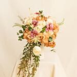 Luxury Flowers Waterfall Bouquet for Wedding
