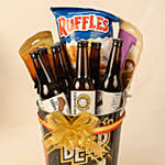 Bucket Full Of Beer N Munchies