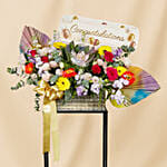 Congratulations Flower Stand