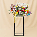 Congratulations Flower Stand