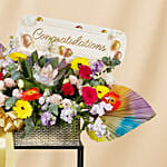 Congratulations Flower Stand