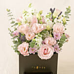 Elegant Mixed Flowers & Ferrero Rocher Black Box