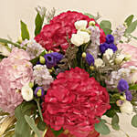 Exotic Mixed Flowers Circular Box