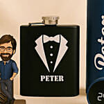 Personalised Caricature Nameplate Birthday Bundle