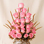 28 Pink Roses Beauty