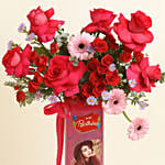 Personalised Vase Birthday Flower