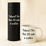 Coffee Lover Bottle & Mug
