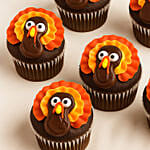 Thanksgiving Turkey Chocolate Cupcakes