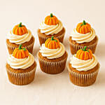 Pumpkin-Themed Carrot Cupcakes
