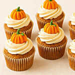 Pumpkin-Themed Carrot Cupcakes