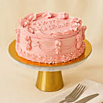 Birthday Celebration Strawberry Cake 8 Inches