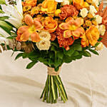 Happiness - Orange Flower Bouquet